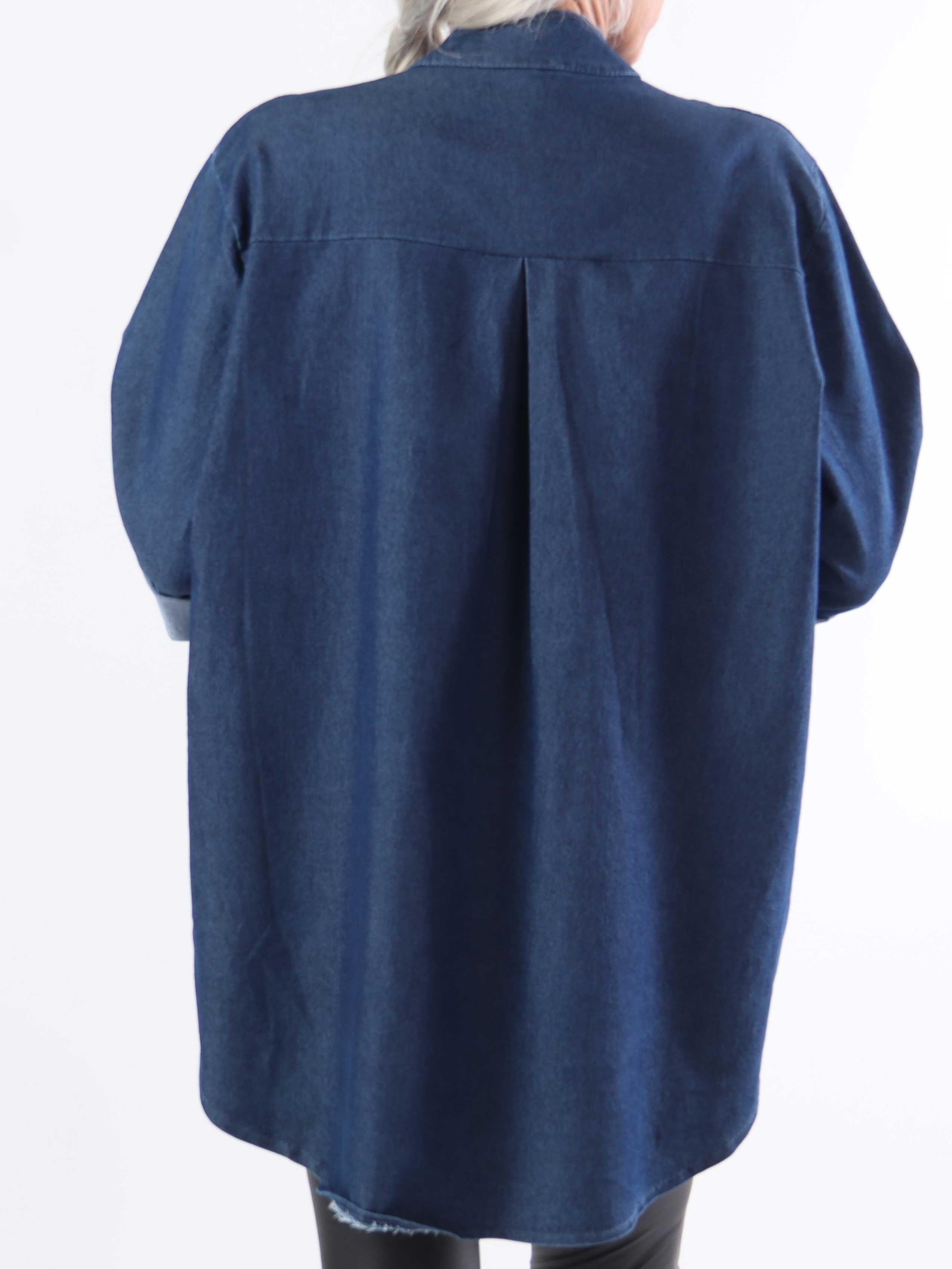 Vanesa Denim - Let plus size tunika i denim